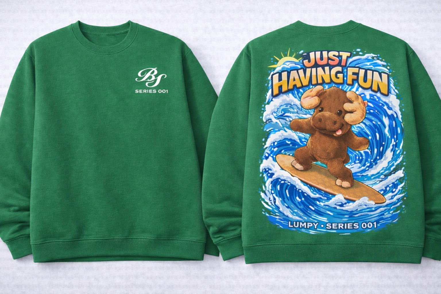 Lumpy  “Just Having Fun” Series 001 Sweatshirt