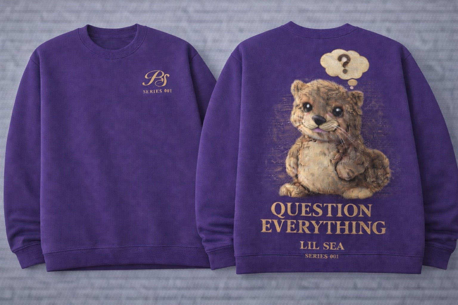 Lil Sea “Question Everything” Series 001 Sweatshirt
