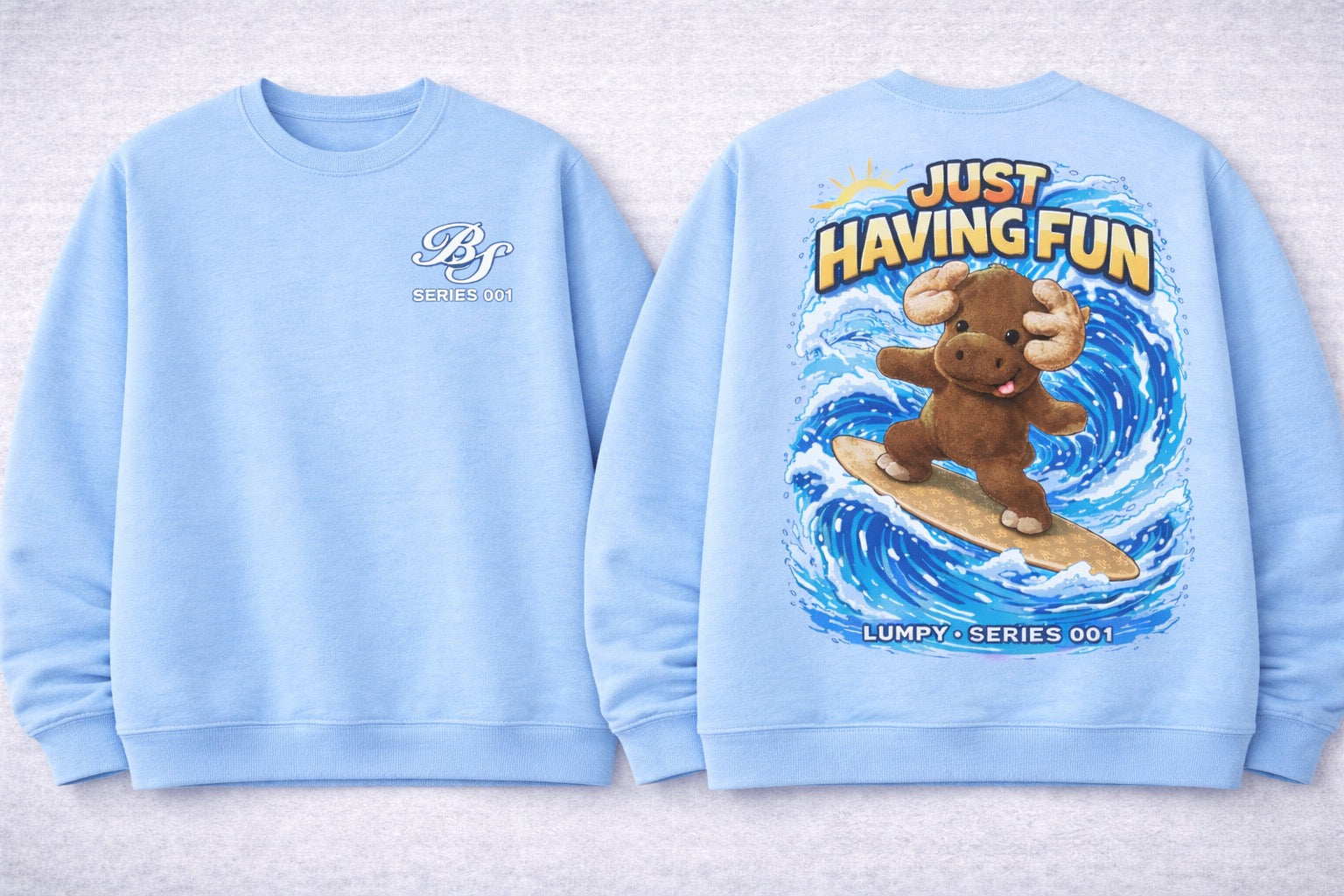Lumpy  “Just Having Fun” Series 001 Sweatshirt