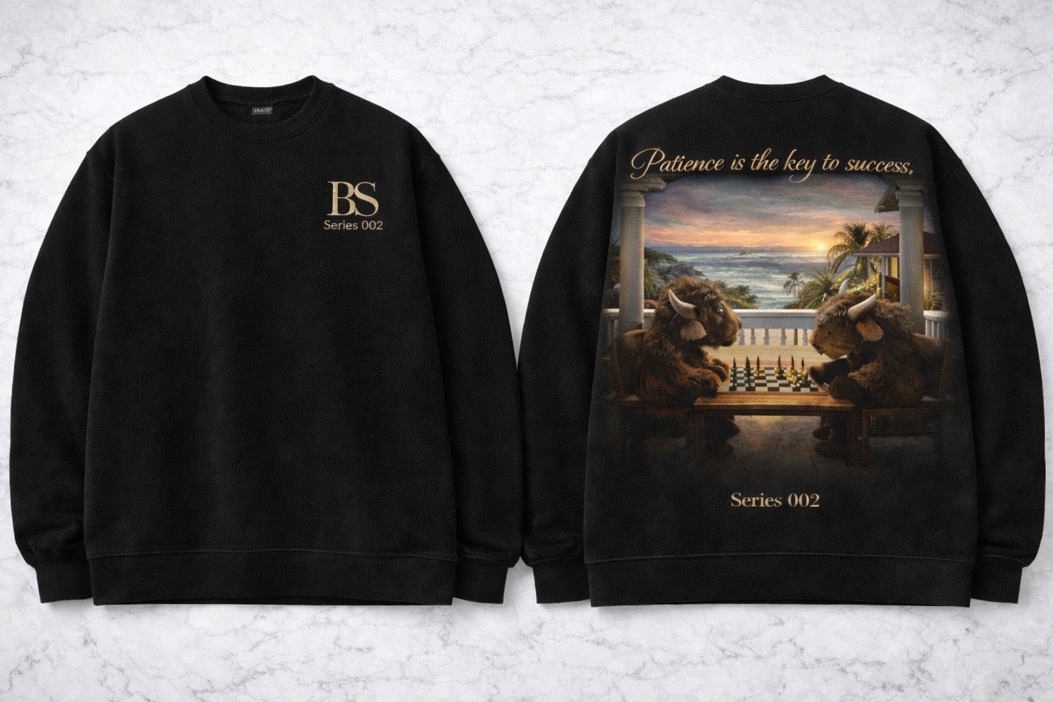 Brody and Lumphey "Patience Is The Key To Success" Series 002 Sweatshirt