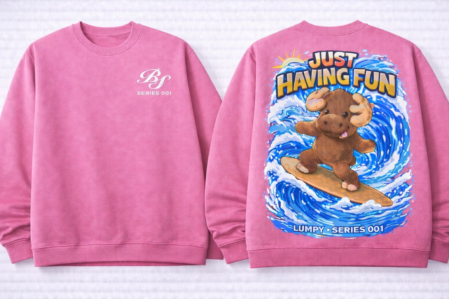 Lumpy  “Just Having Fun” Series 001 Sweatshirt