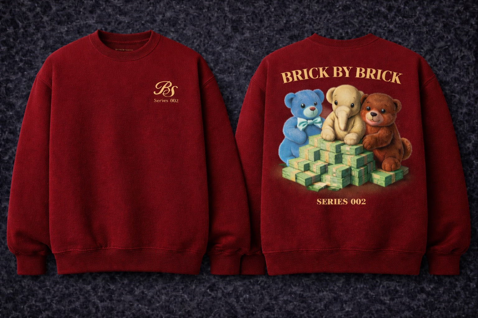 Buddy, Humphrey, Lil Sea “Brick By Brick” Series 002 Sweatshirt