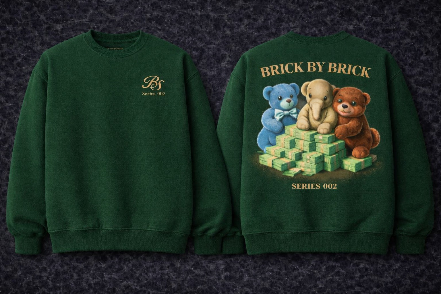 Buddy, Humphrey, Lil Sea “Brick By Brick” Series 002 Sweatshirt