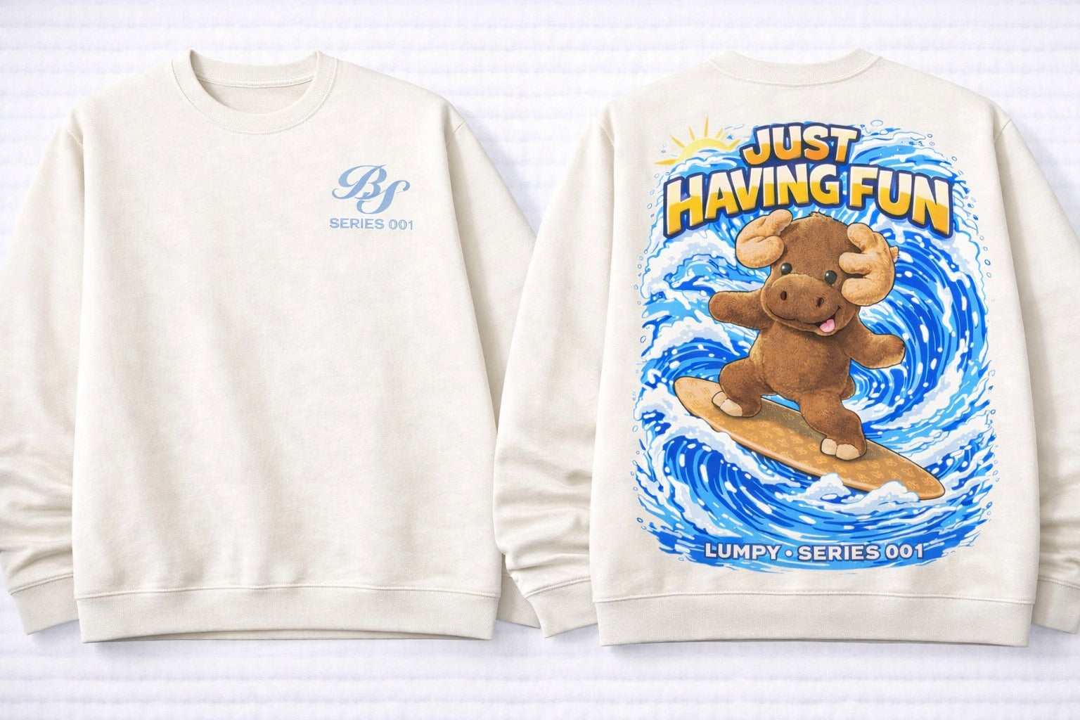 Lumpy  “Just Having Fun” Series 001 Sweatshirt