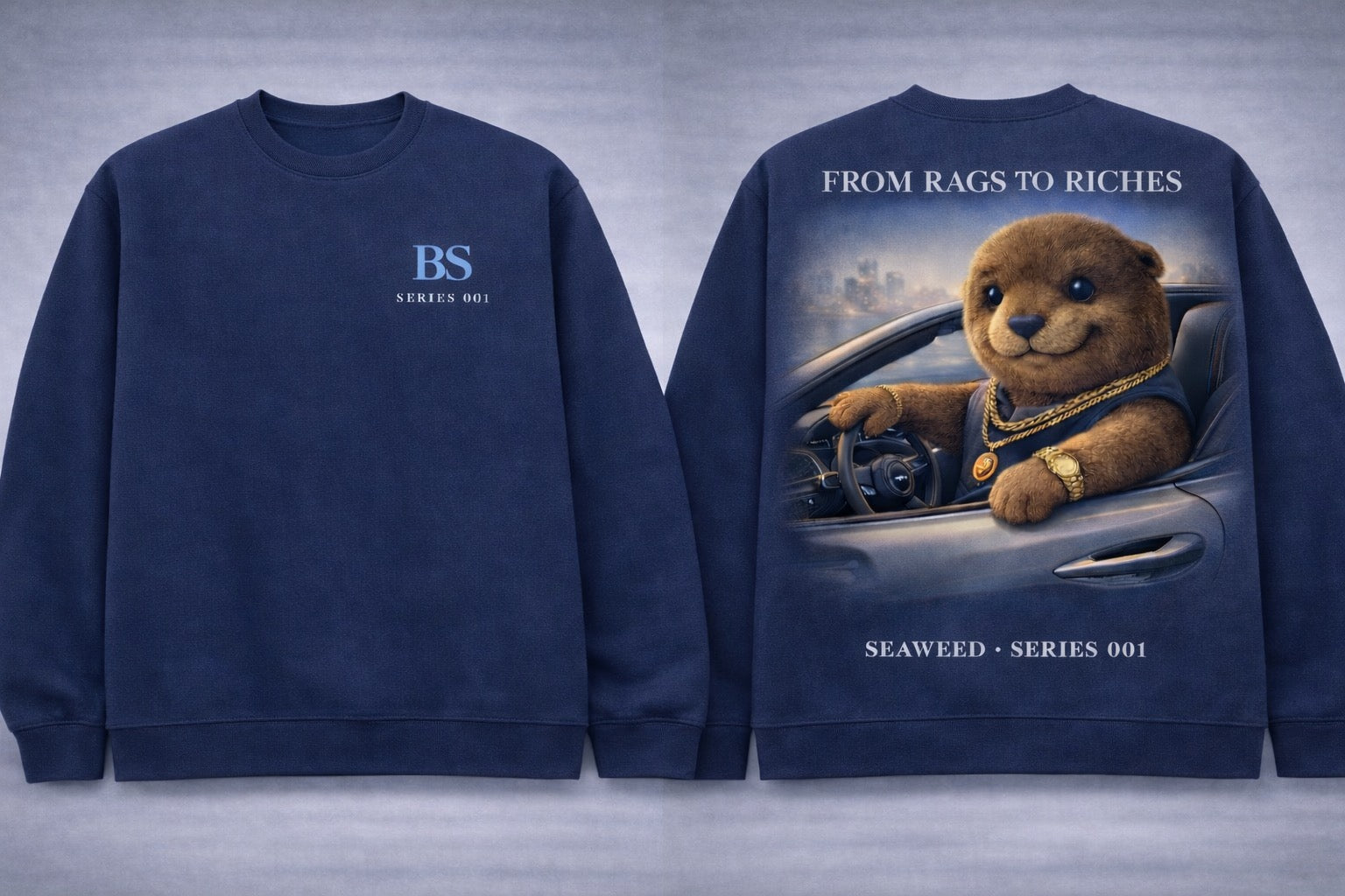 Seaweed “Rags To Riches” Series 001 Sweatshirt