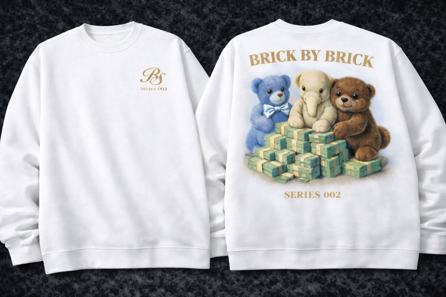 Buddy, Humphrey, Lil Sea “Brick By Brick” Series 002 Sweatshirt