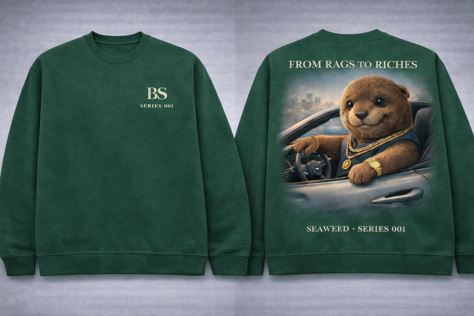 Seaweed “Rags To Riches” Series 001 Sweatshirt