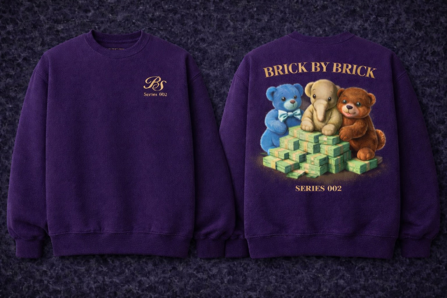 Buddy, Humphrey, Lil Sea “Brick By Brick” Series 002 Sweatshirt