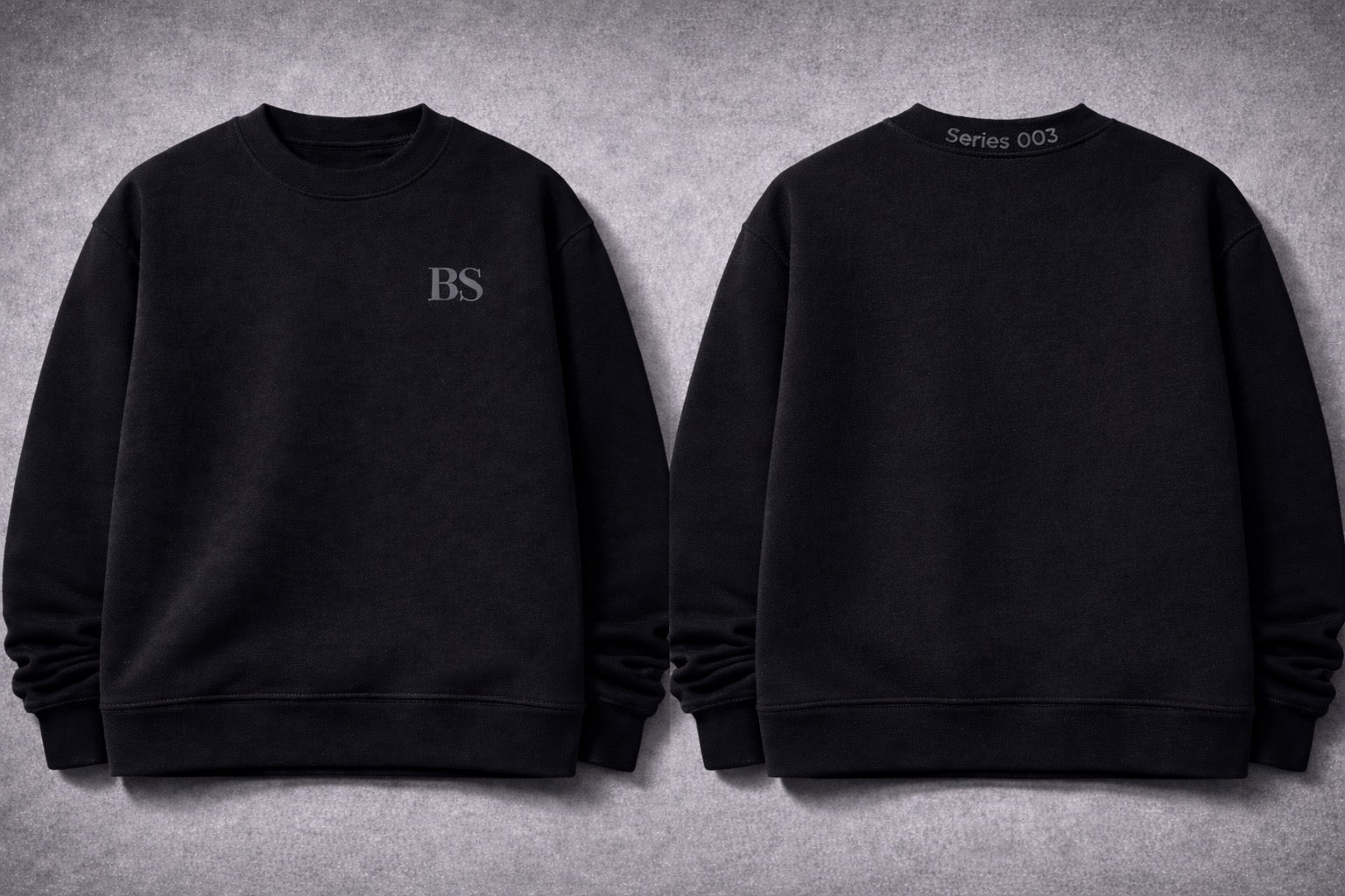 Buffalo Series 003 — Black Signature Sweatshirt