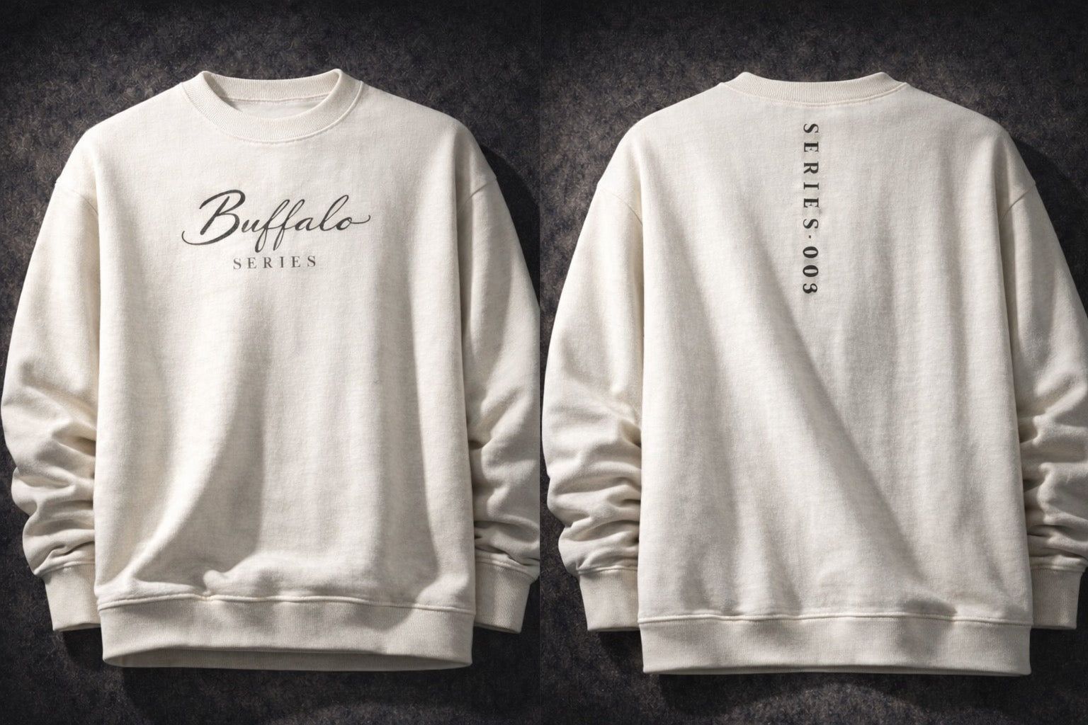 Buffalo Series 003 — The Ivory Standard Sweatshirt
