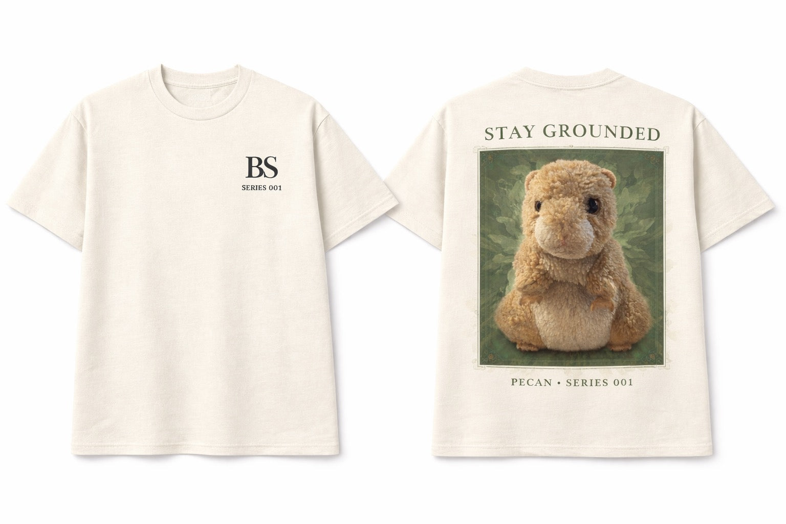Pecan Hamster “Stay Grounded” Series 001