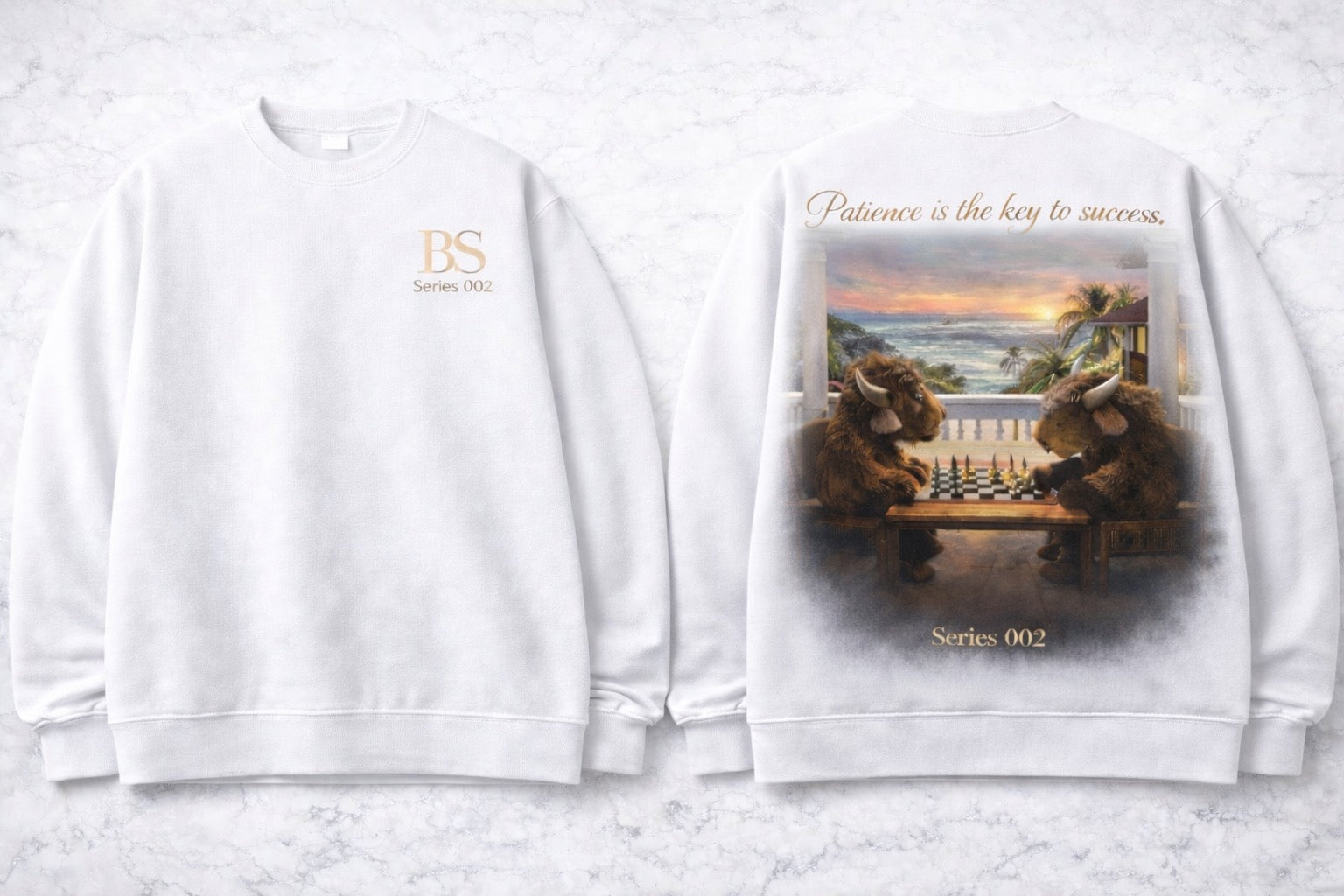 Brody and Lumphey "Patience Is The Key To Success" Series 002 Sweatshirt