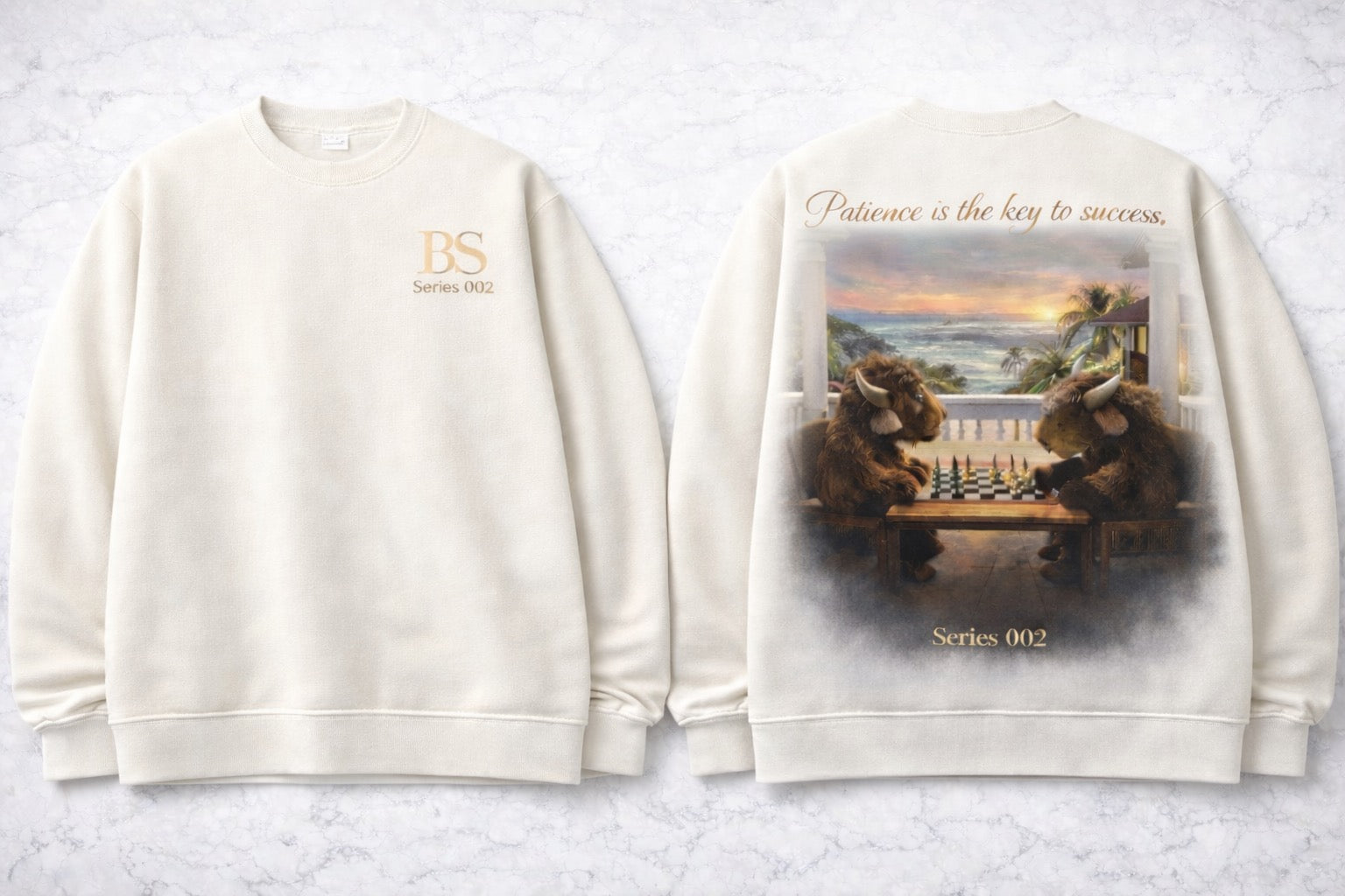 Brody and Lumphey "Patience Is The Key To Success" Series 002 Sweatshirt