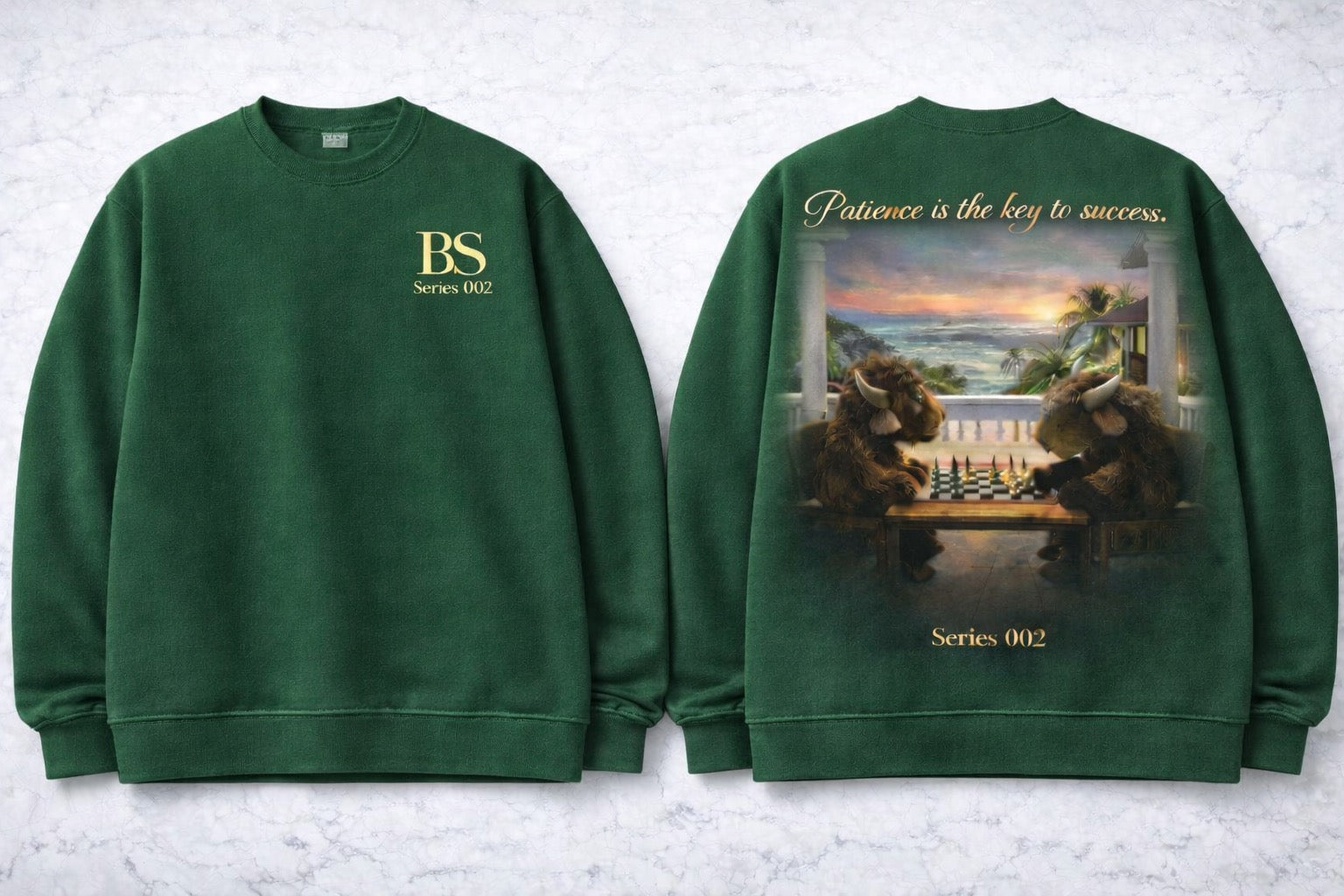 Brody and Lumphey "Patience Is The Key To Success" Series 002 Sweatshirt