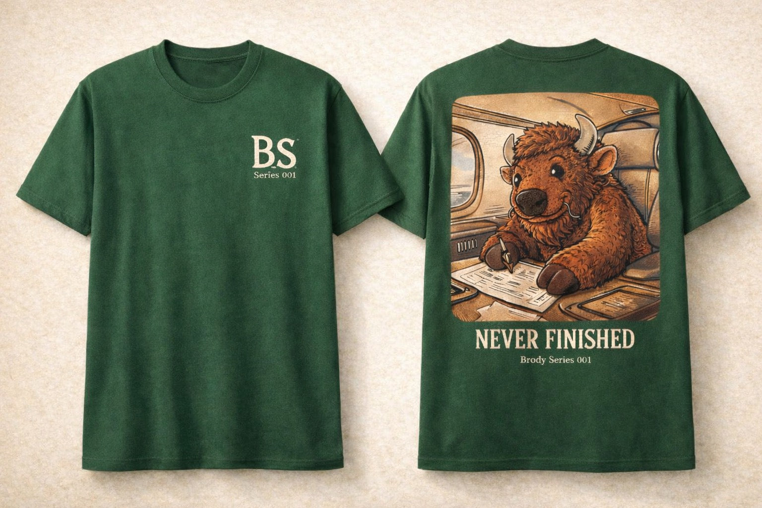 Brody Buffalo “Never Finished” Series 001