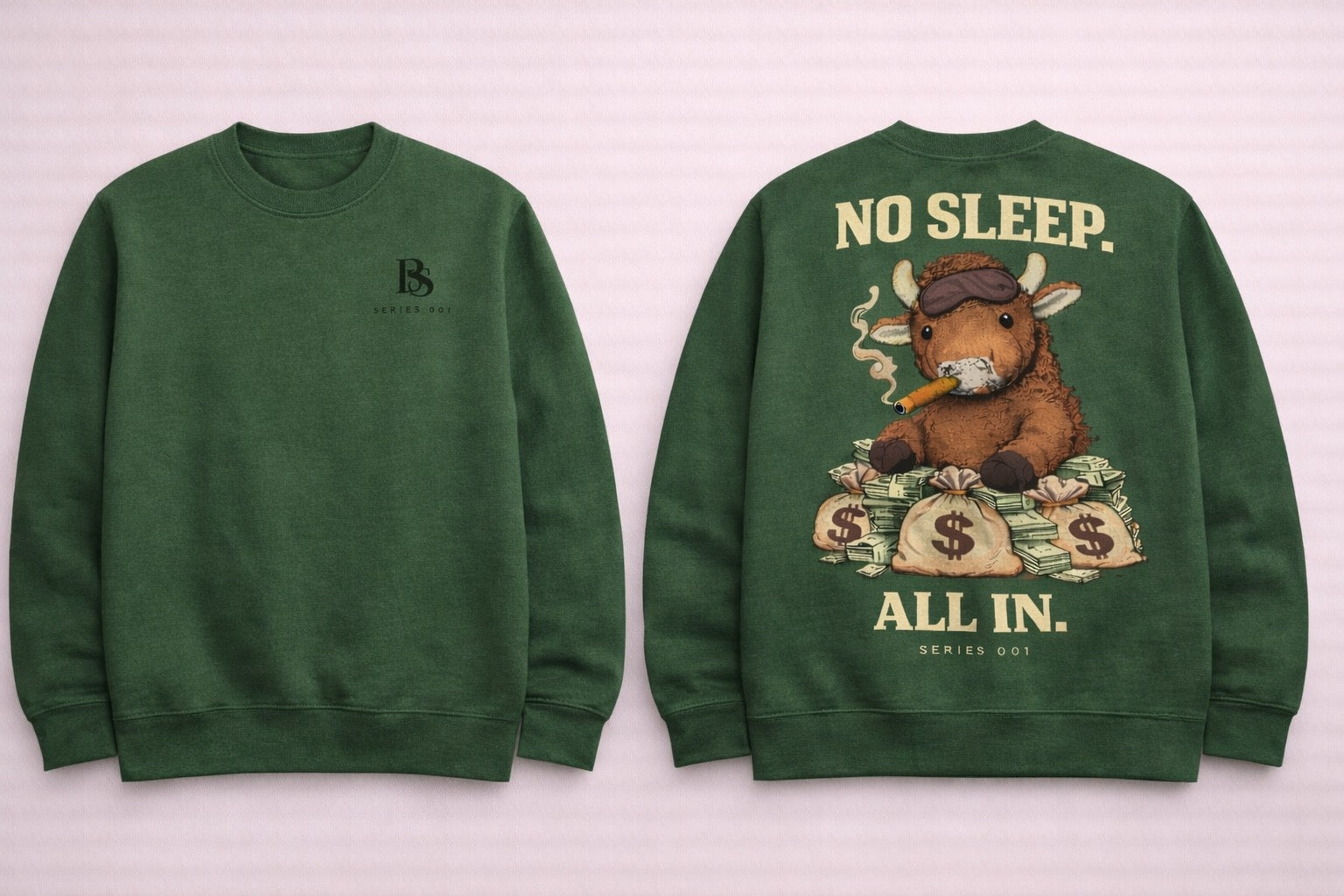 Lumphey "No Sleep. All in" Series 001 Sweatshirt