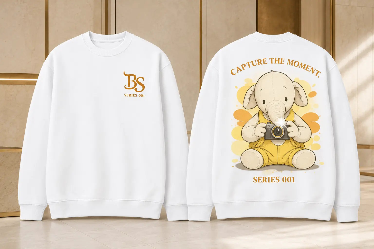 Humphrey "Capture The Moment" Series 001 Sweatshirt — Buffalo Series locked artwork product view