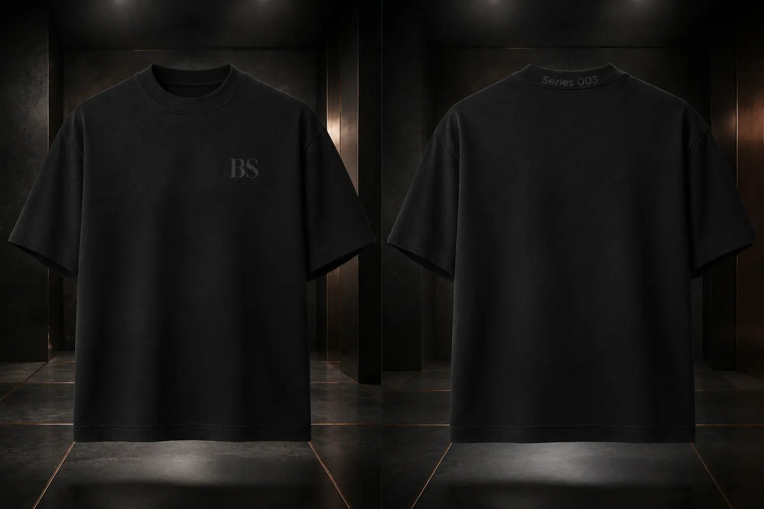 Buffalo Series 003 — Black Signature Tee — Buffalo Series remastered product view