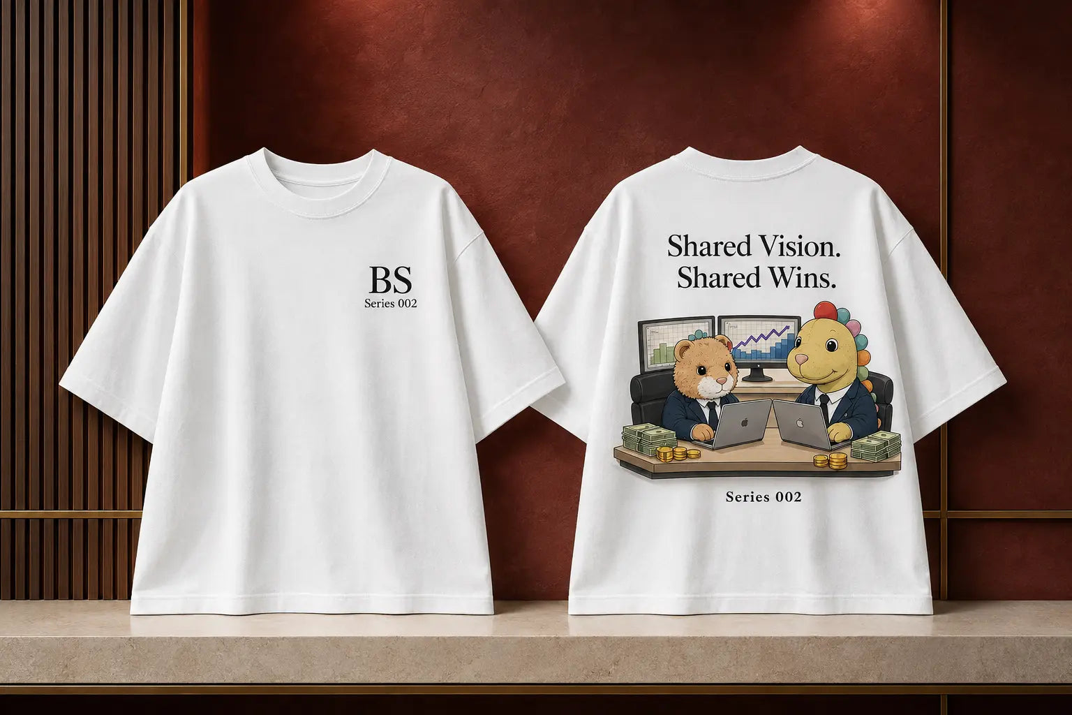 Pecan and Diny “Shared Vision. Shared Wins” Series 002 — Buffalo Series locked artwork product view