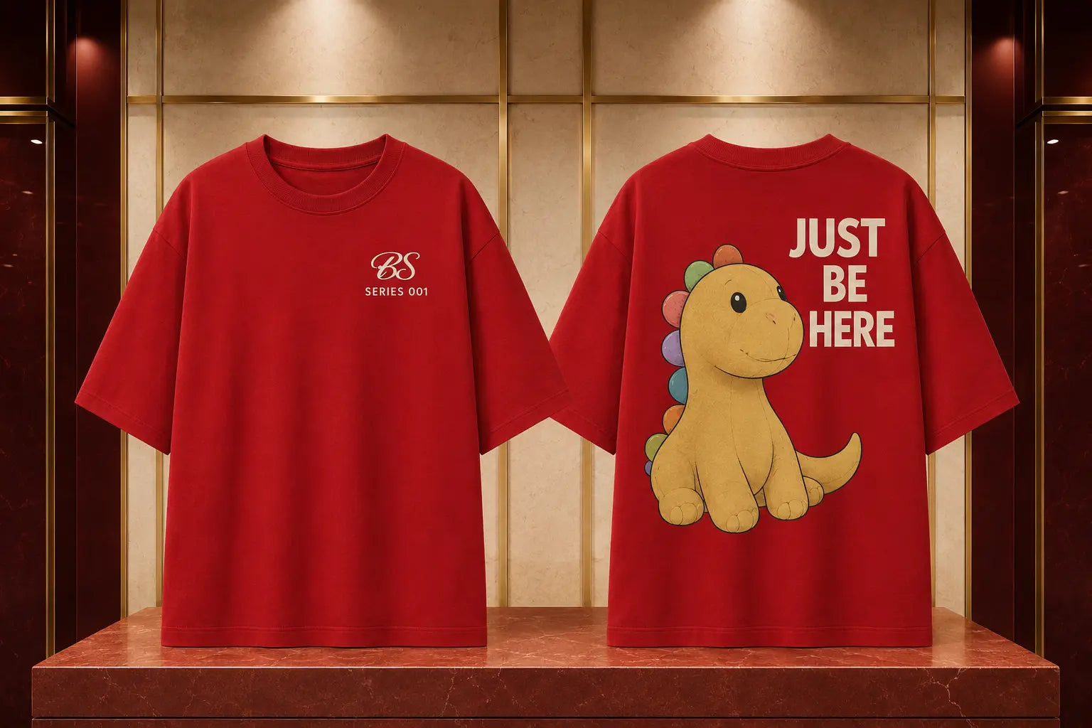 Diny “Just Be Here” Series 001 — Buffalo Series locked artwork product view